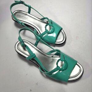 Easy Street Women's Green Sandals